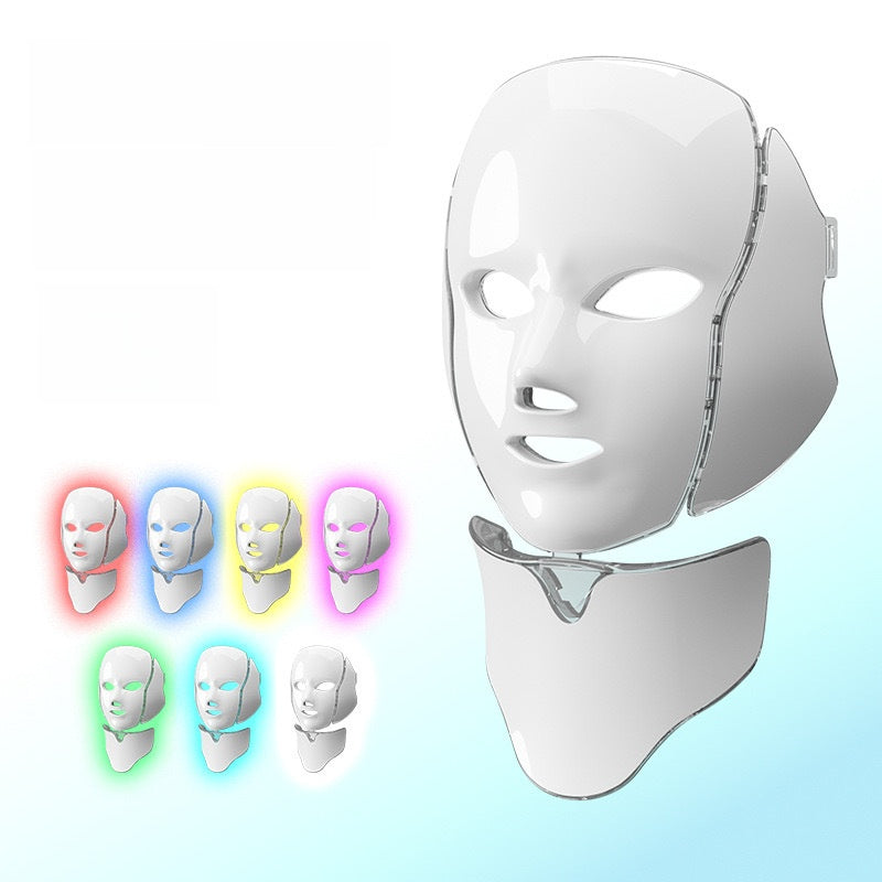 Lumixa™ 7-Color LED Face Mask - Salon Glow At Home in 10 Minutes